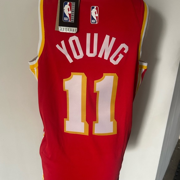 Nike Atlanta Red #11 Basketball Jersey - Picture 2 of 3